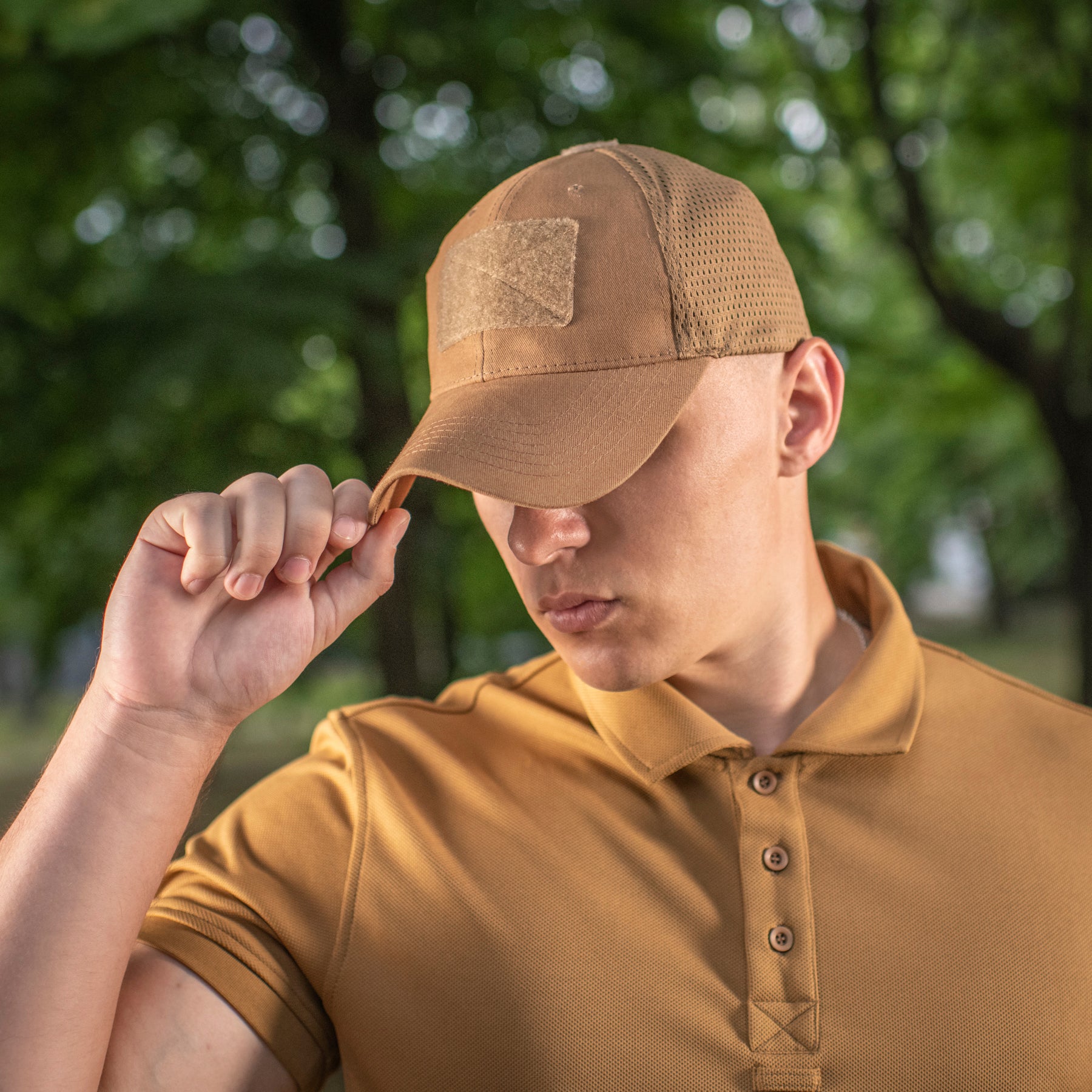 M-Tac Mesh Flex Ripstop Baseball Cap with Loop Panel - M-TAC