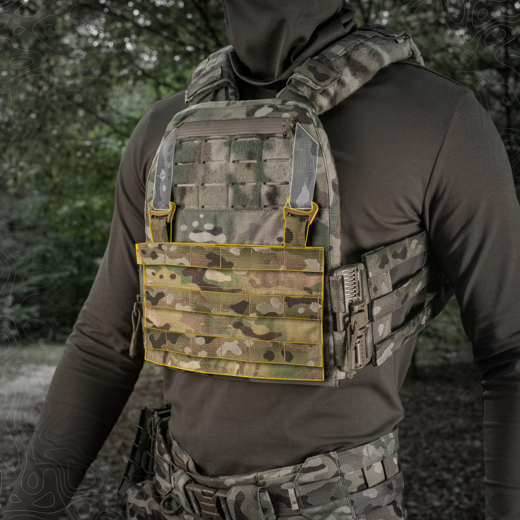M-Tac front panel for plate carrier Cuirass QRS - M-TAC