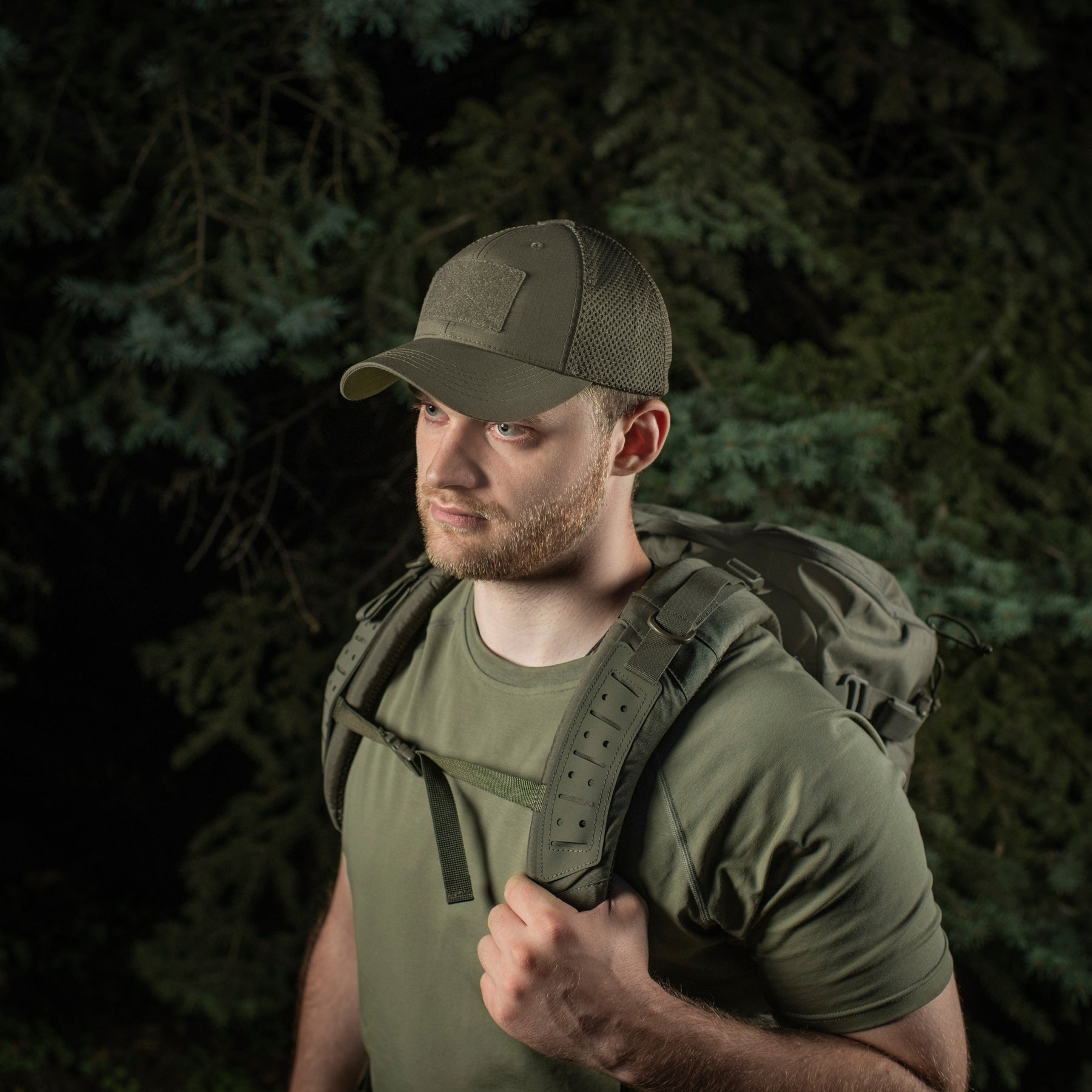 M-Tac Mesh Flex Ripstop Baseball Cap with Loop Panel - M-TAC