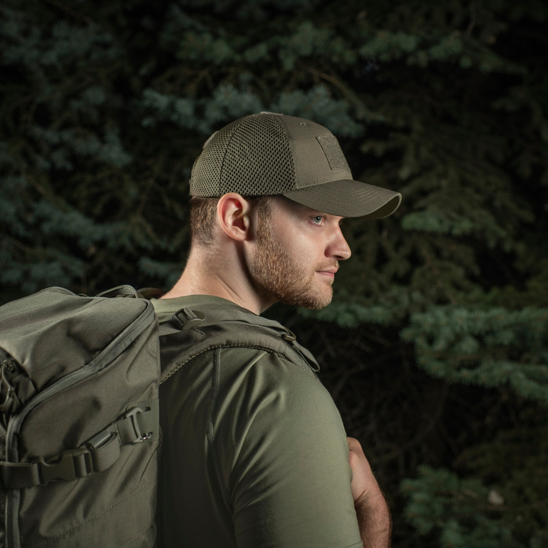 M-Tac Mesh Flex Ripstop Baseball Cap with Loop Panel - M-TAC