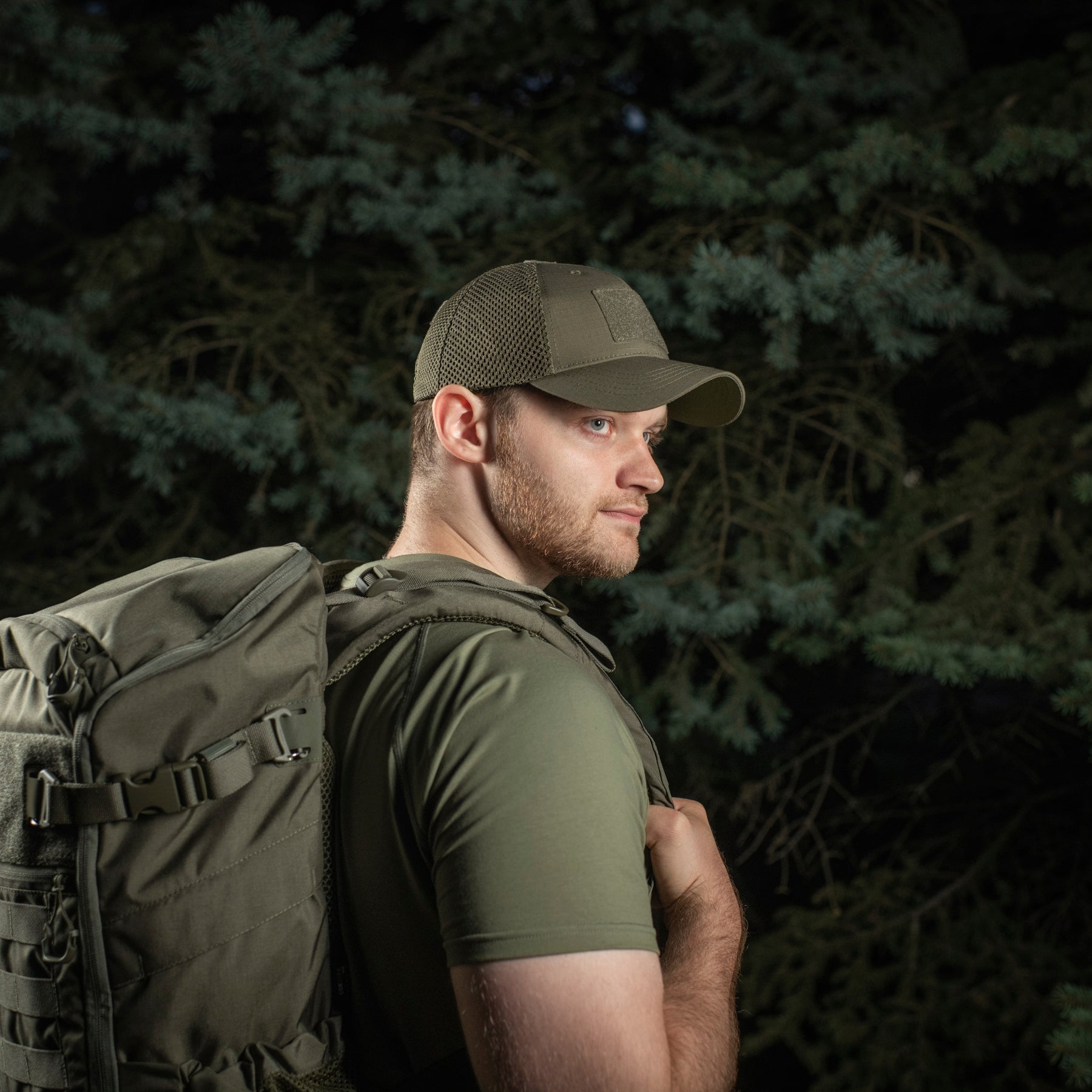 M-Tac Mesh Flex Ripstop Baseball Cap with Loop Panel - M-TAC