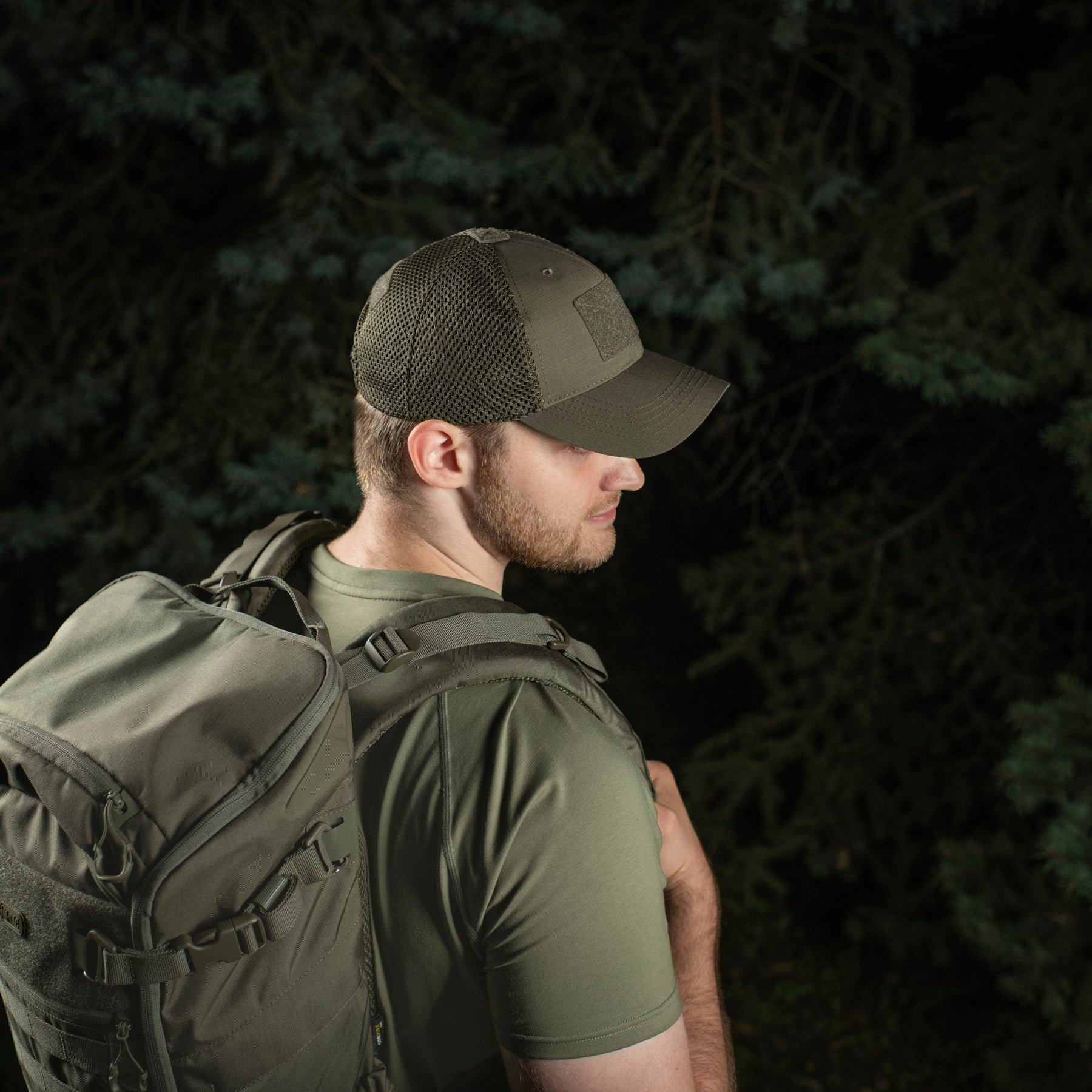 M-Tac Mesh Flex Ripstop Baseball Cap with Loop Panel - M-TAC