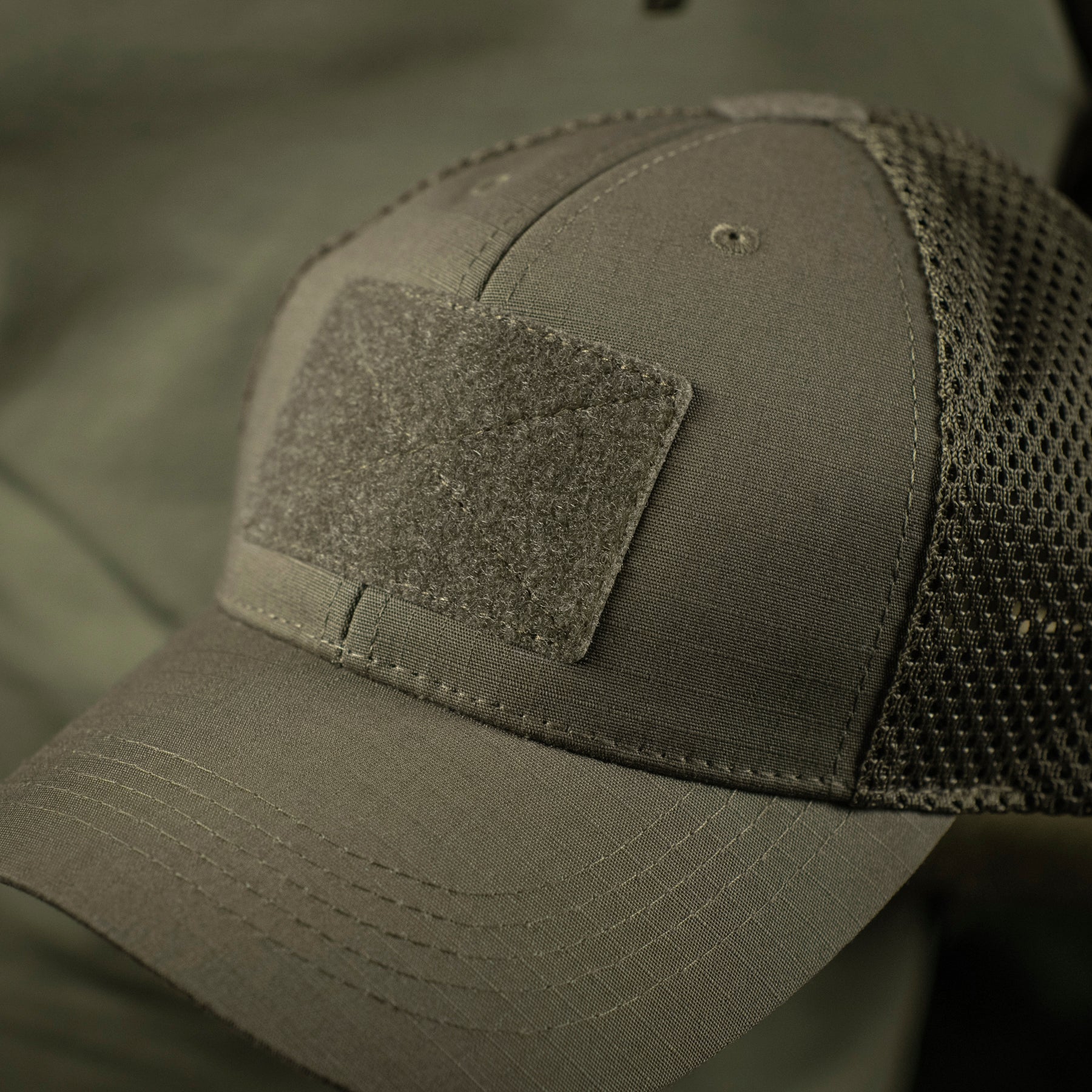 M-Tac Mesh Flex Ripstop Baseball Cap with Loop Panel - M-TAC