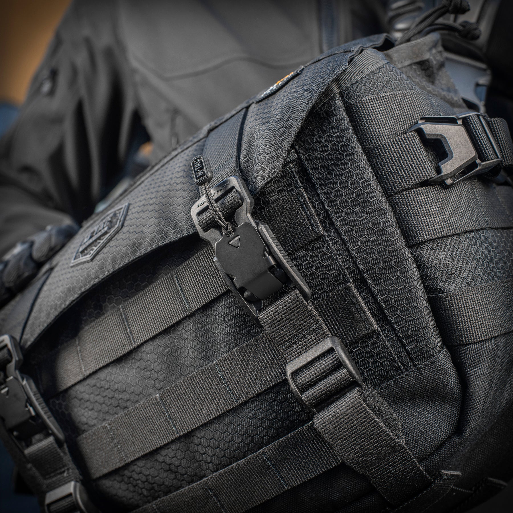 M-Tac Messenger Bag Elite Hex Black - M-TAC