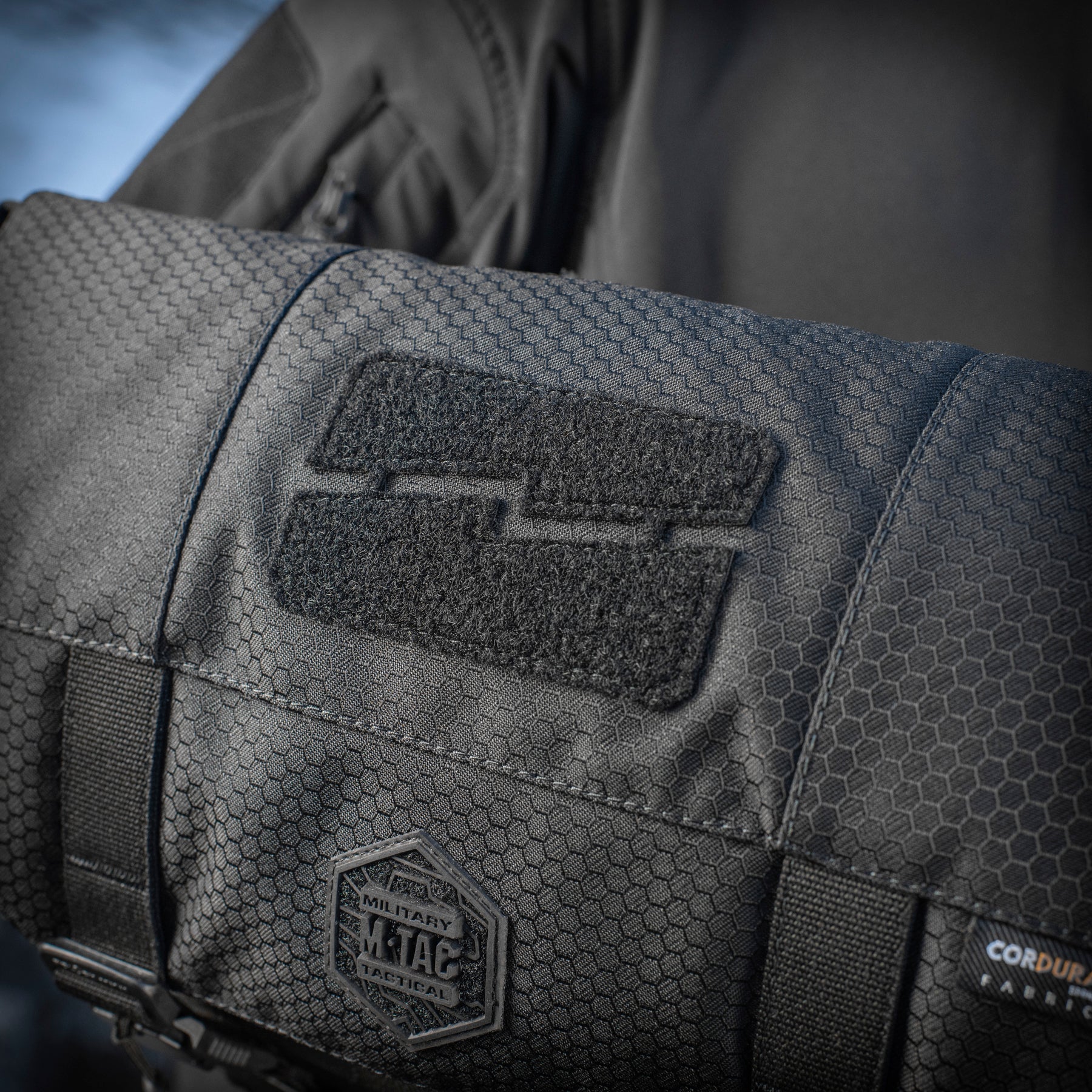M-Tac Messenger Bag Elite Hex Black - M-TAC
