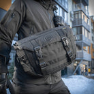 M-Tac Messenger Bag Elite Hex Black - M-TAC