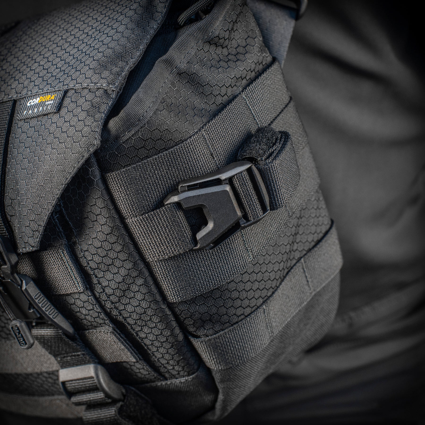 M-Tac Messenger Bag Elite Hex Black - M-TAC
