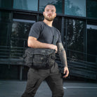M-Tac Messenger Bag Elite Hex Black - M-TAC