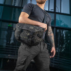 M-Tac Messenger Bag Elite Hex Black - M-TAC