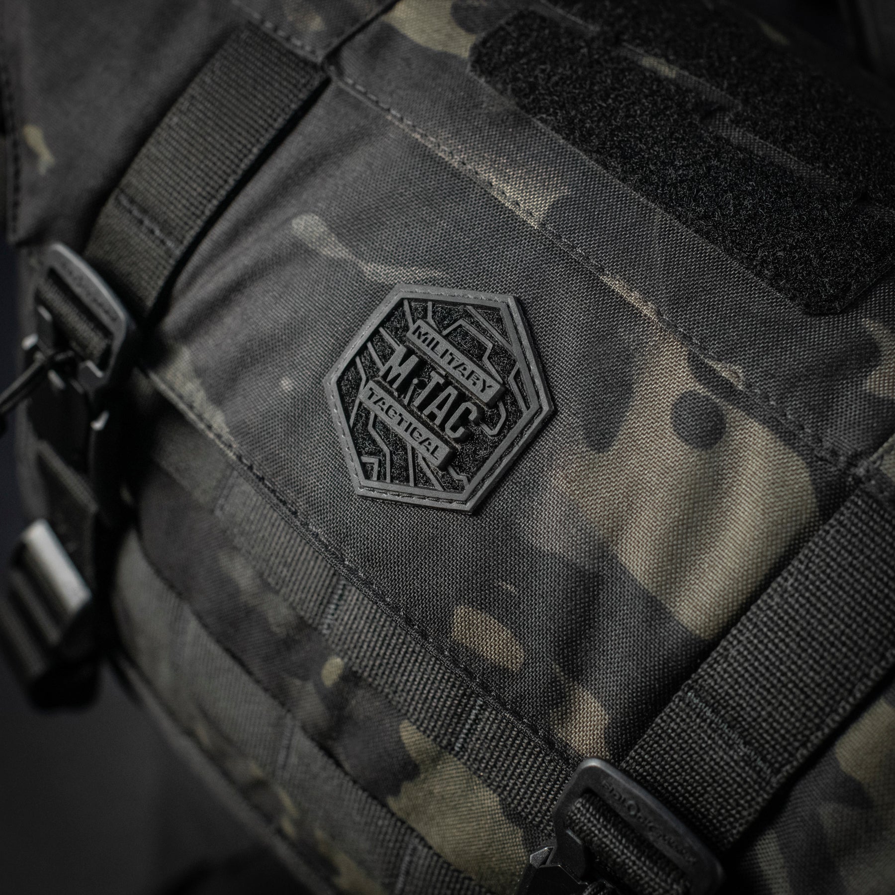 M-Tac Messenger Bag Elite Hex Black - M-TAC
