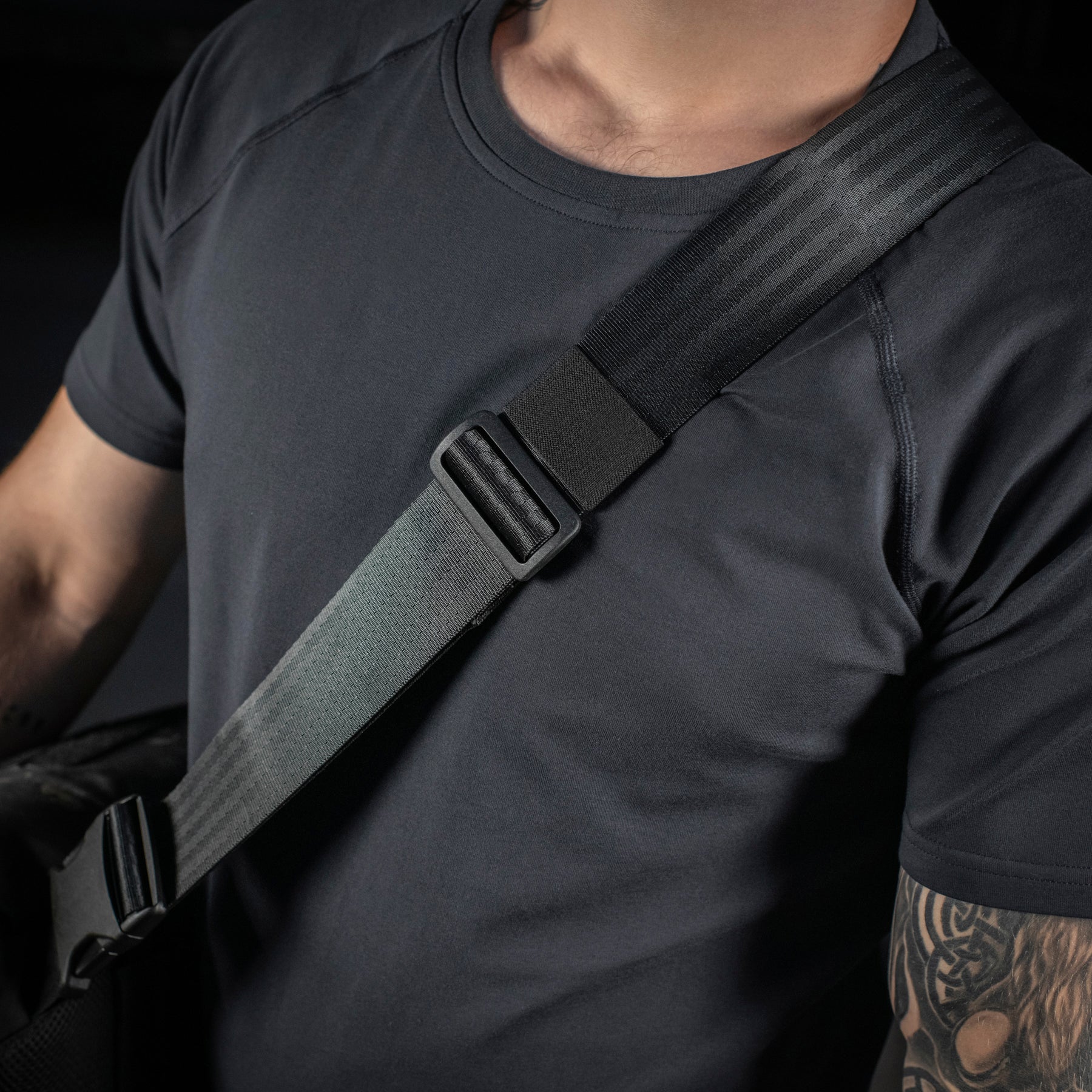 M-Tac Messenger Bag Elite Hex Black - M-TAC