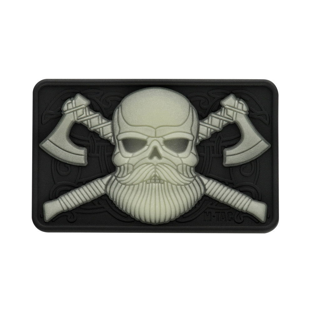 M-Tac Bearded Skull with Axes 3D PVC - M-TAC