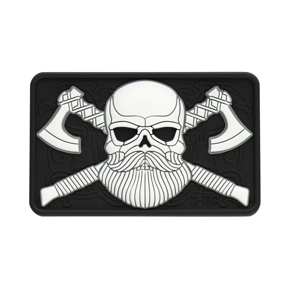 M-Tac Bearded Skull with Axes 3D PVC - M-TAC