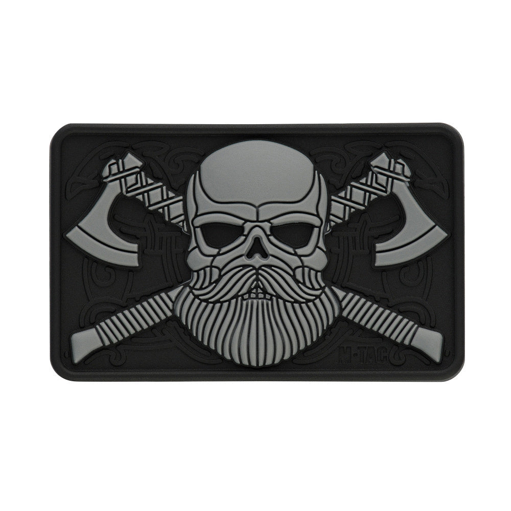 M-Tac Bearded Skull with Axes 3D PVC - M-TAC