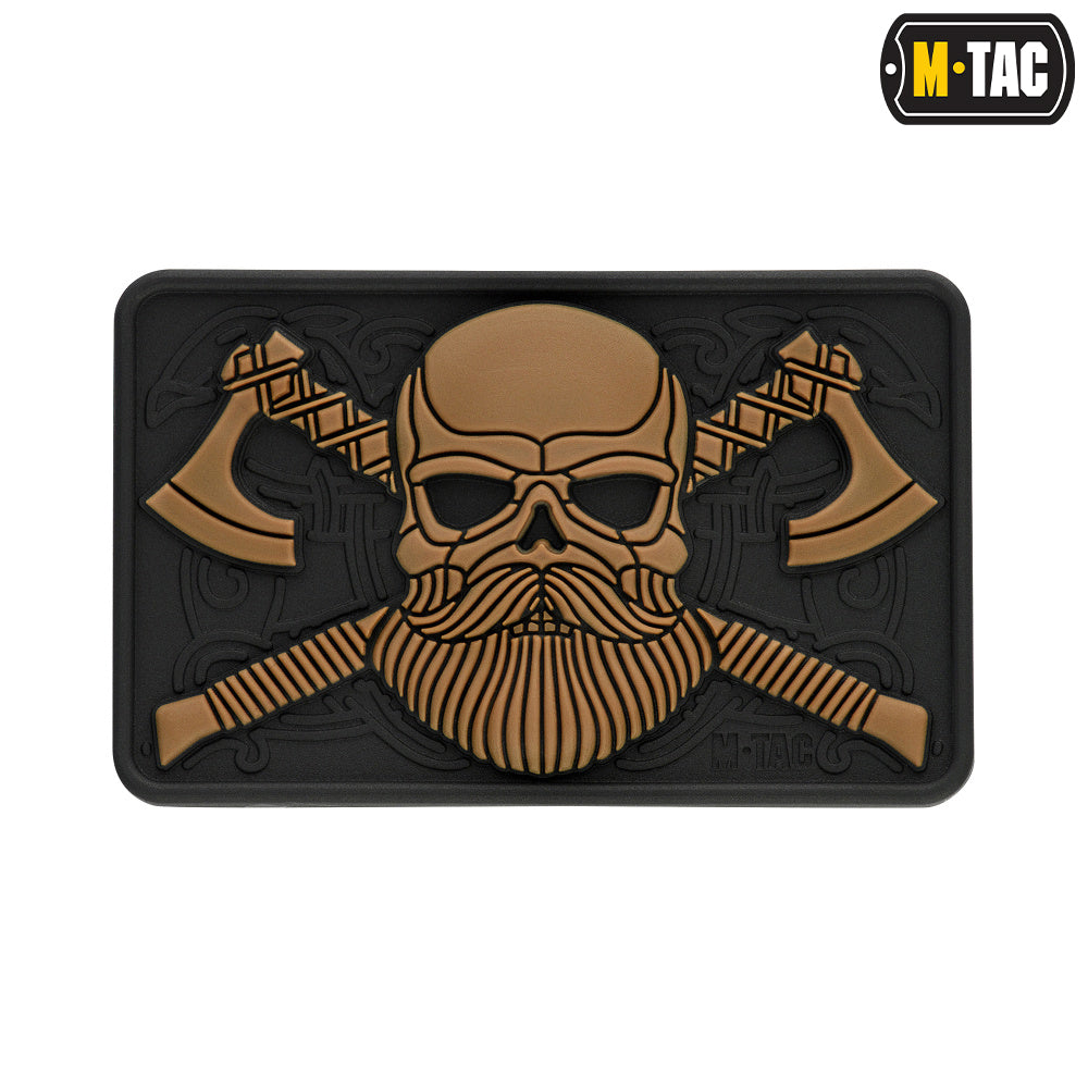M-Tac Bearded Skull with Axes 3D PVC - M-TAC