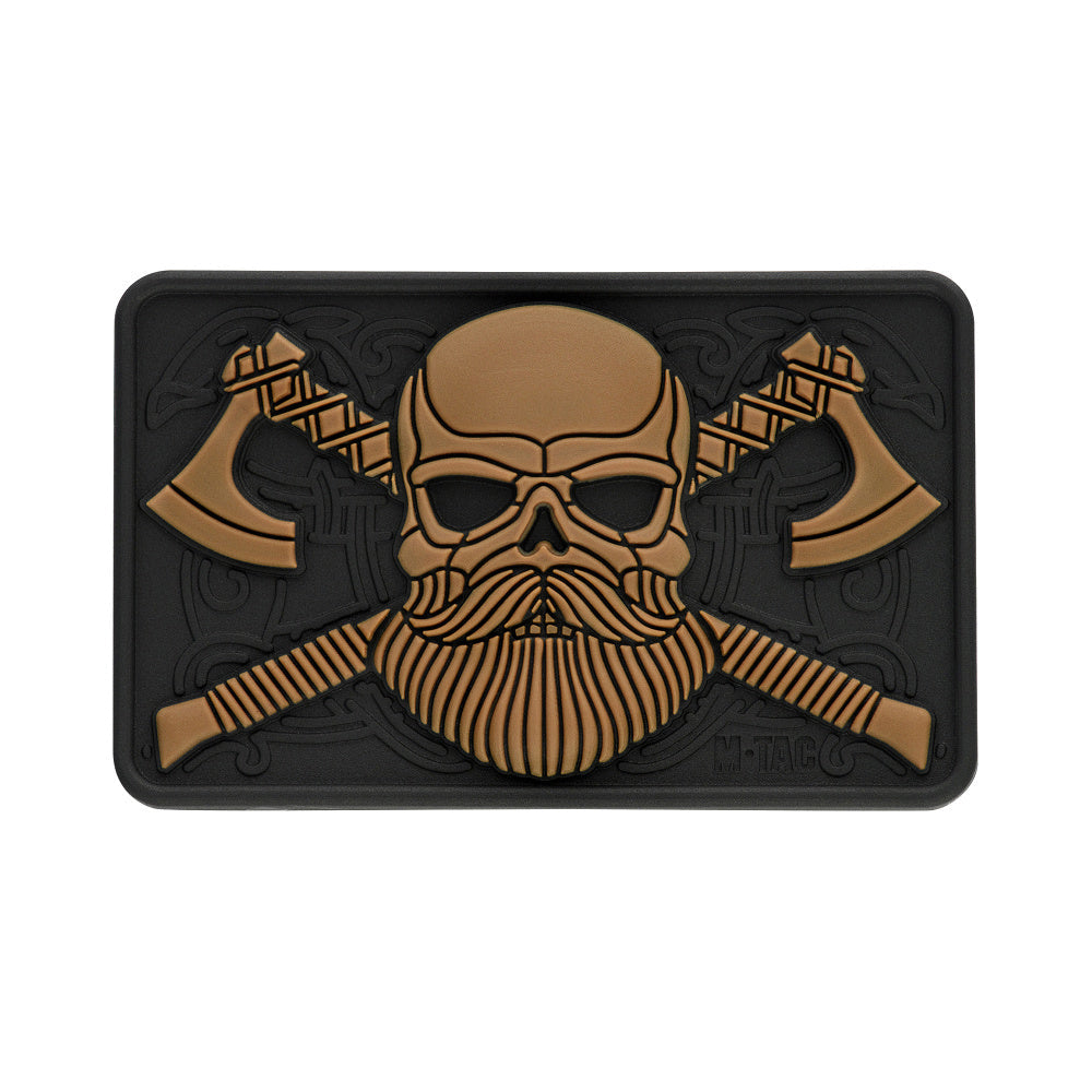 M-Tac Bearded Skull with Axes 3D PVC - M-TAC