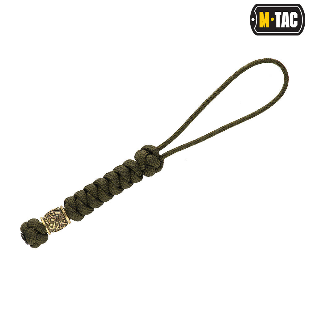 M-Tac Knife Lanyard Triquetra Olive - M-TAC