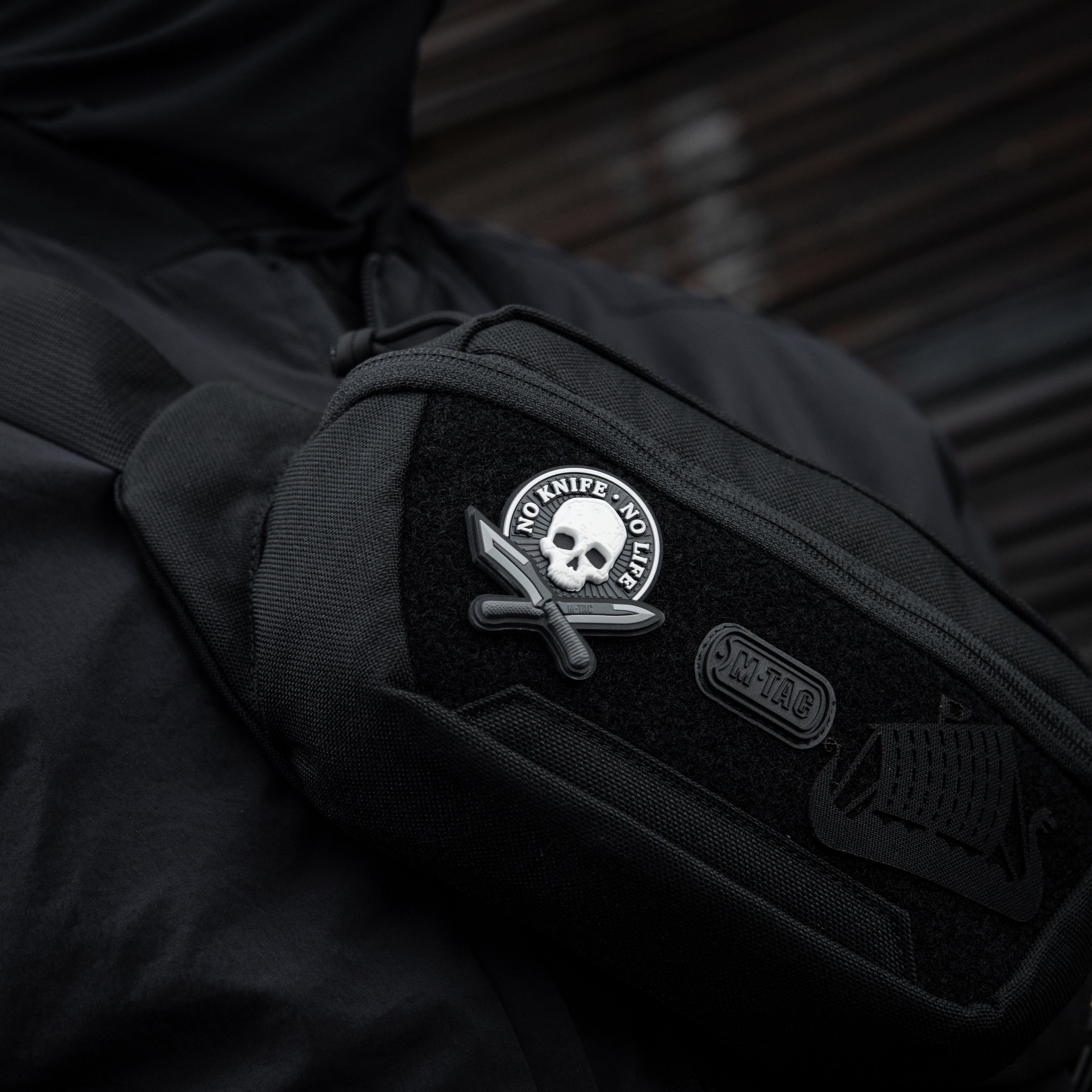 M-Tac patch No Knife - No Life 3D PVC - M-TAC