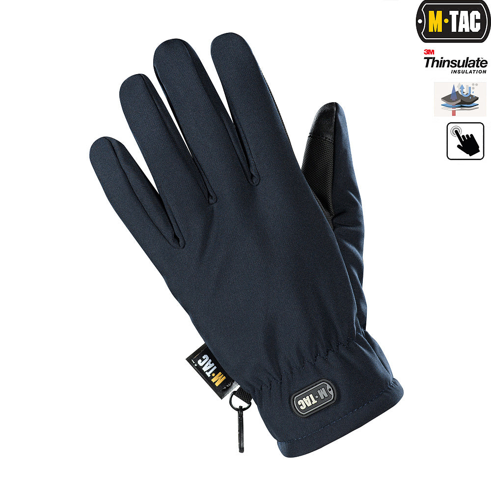 M-Tac Gloves Soft Shell Thinsulate - M-TAC