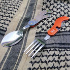 M-Tac Folding Two-piece Cutlery Set - M-TAC