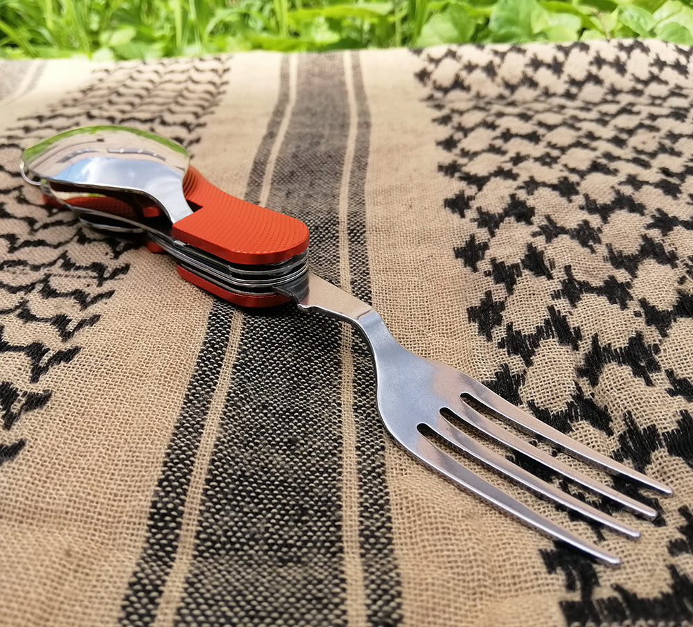 M-Tac Folding Two-piece Cutlery Set - M-TAC