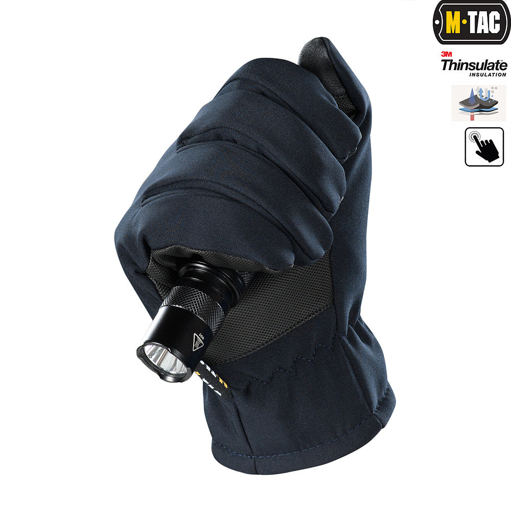 M-Tac Gloves Soft Shell Thinsulate - M-TAC