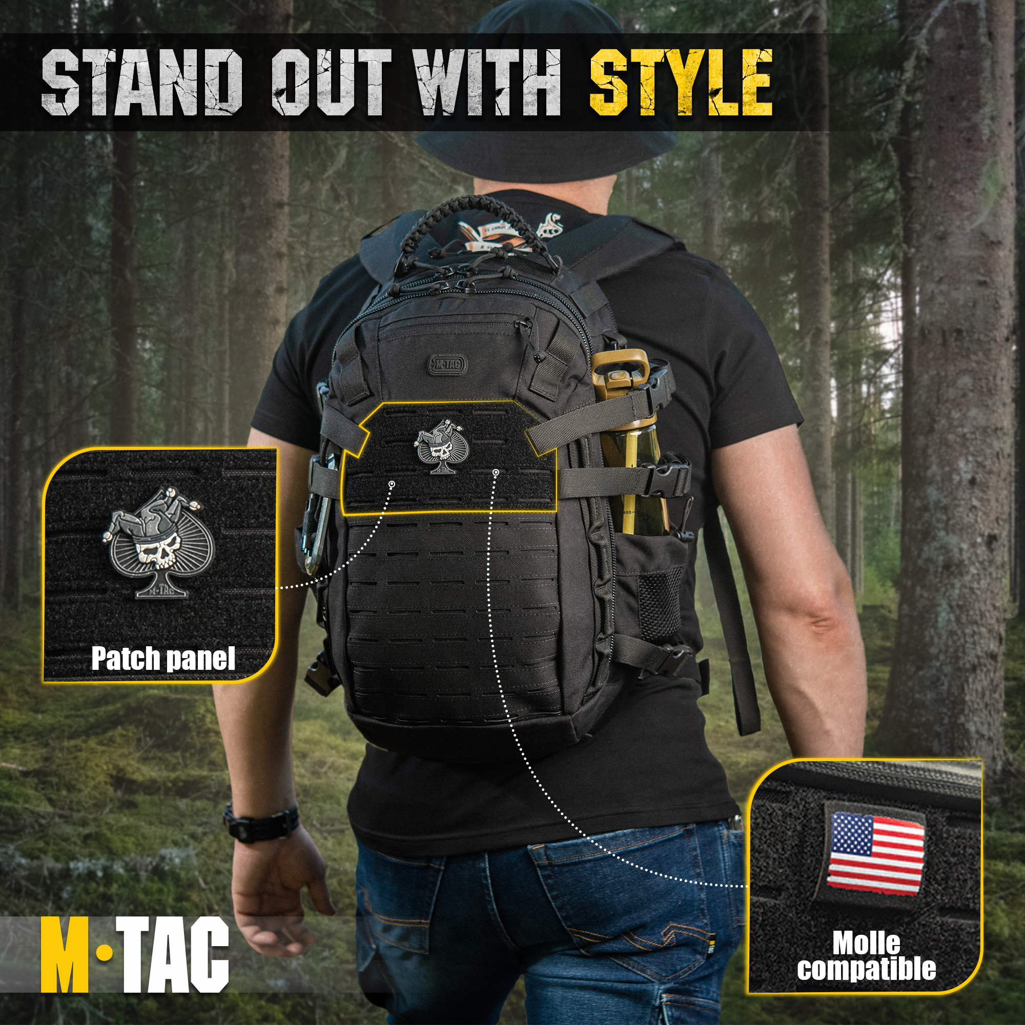 M-Tac Mission Backpack 25L Tactical Nylon Backpack | M-Tac US - M-Tac M-Tac Mission Backpack 25L Tactical Nylon Backpack | M-Tac US - M-Tac