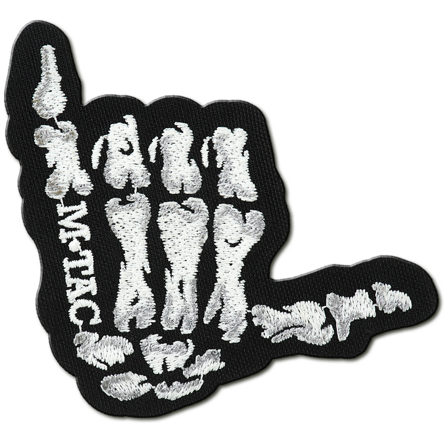 M-Tac Morale Patch Shaka Hand - Tactical Embroidered Military Badge with Hook Fastener Backing