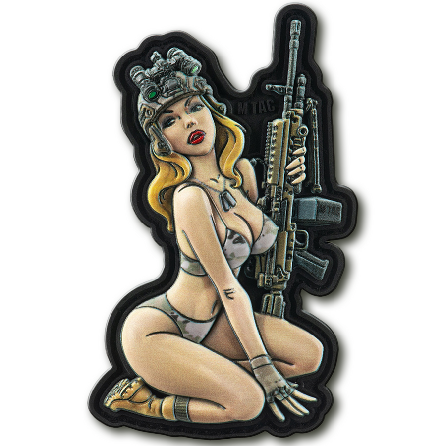 M-Tac Morale Patch Tactical Girl