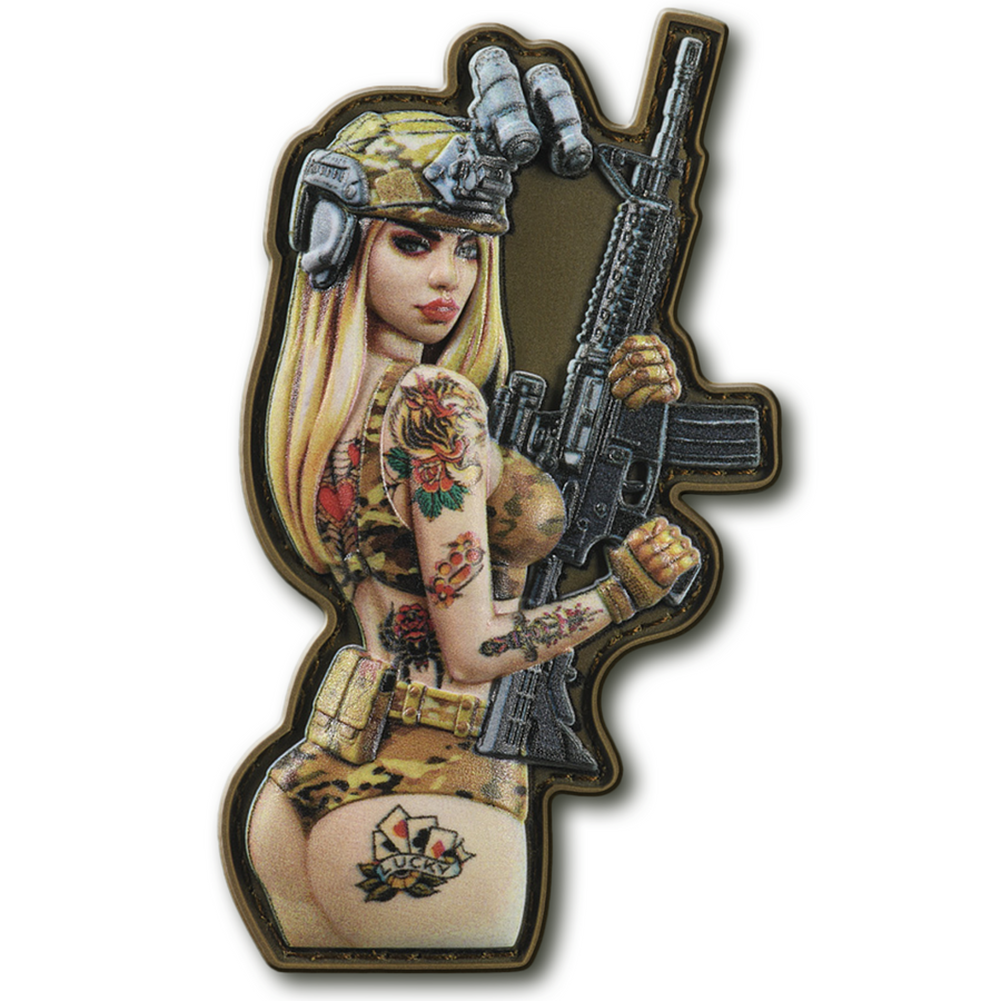 M-Tac Morale Patch Tactical Girl