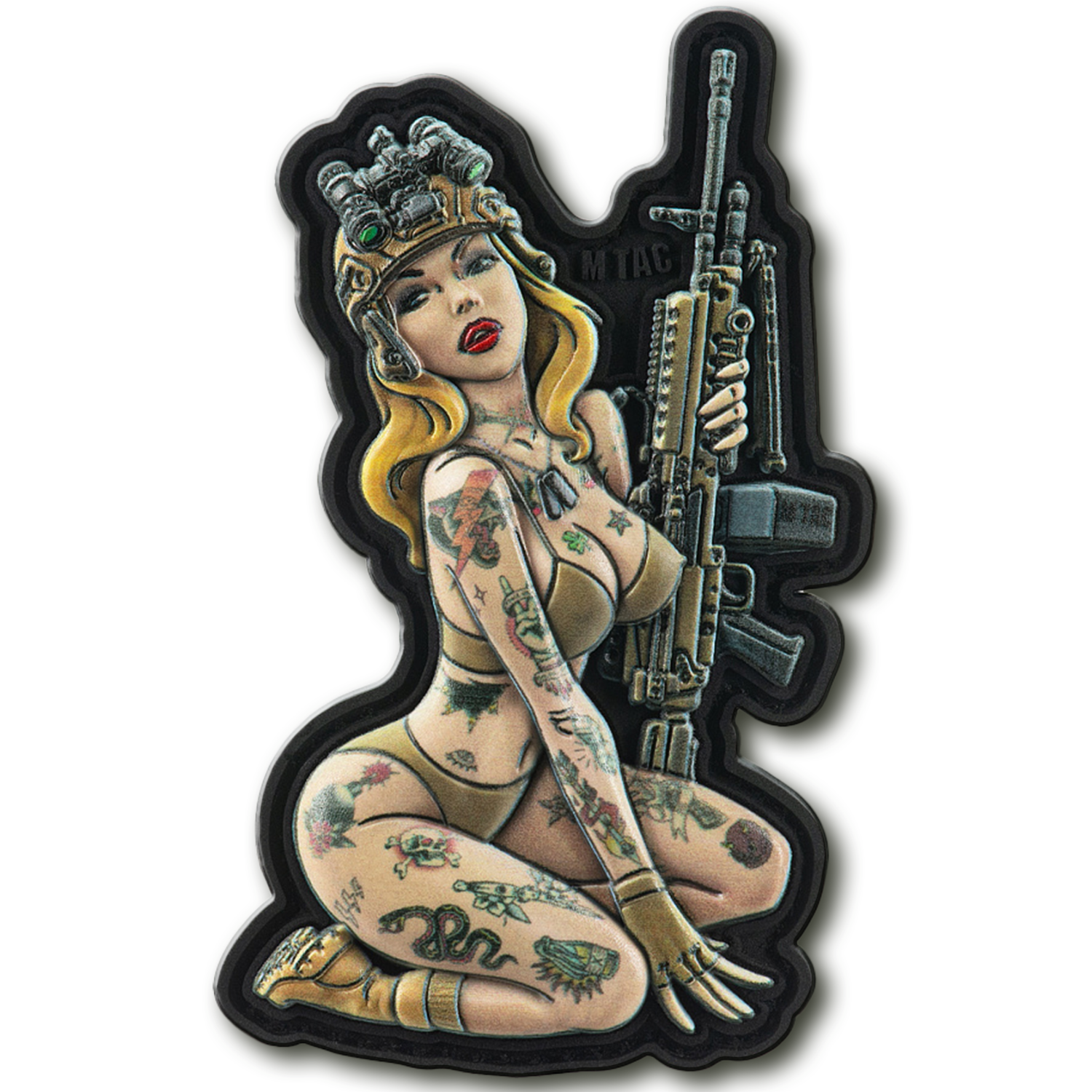 M-Tac Morale Patch Tactical Girl