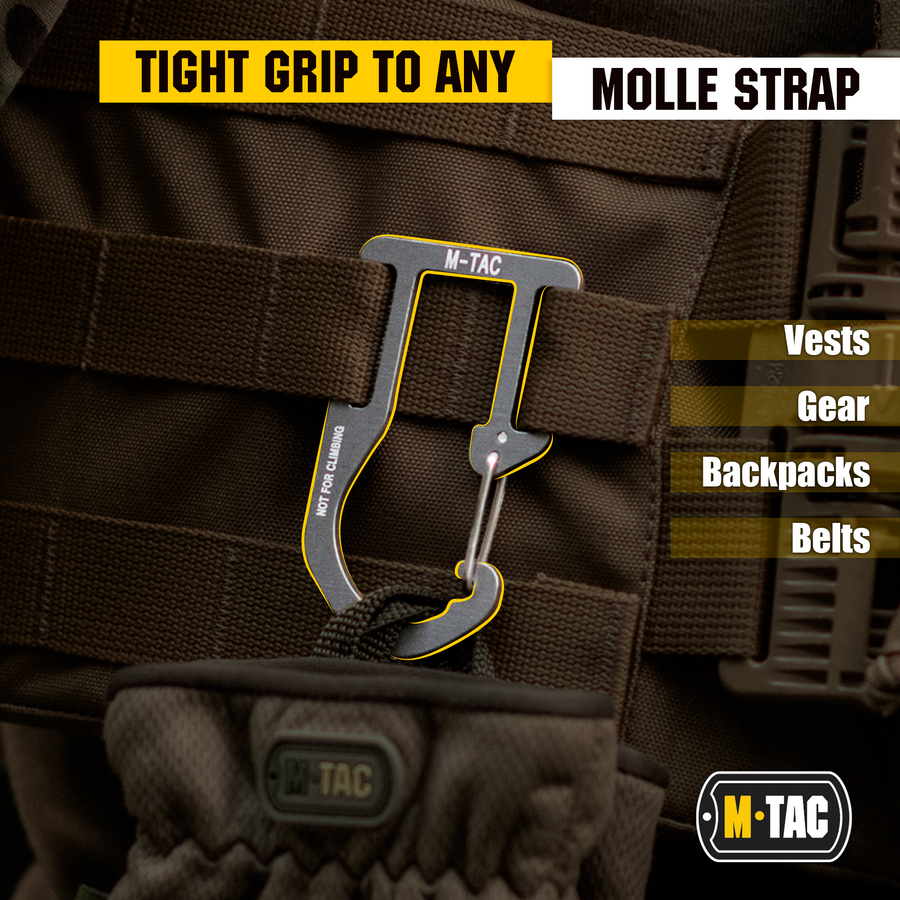 M-Tac Aluminum Carabiner for Backpack Molle