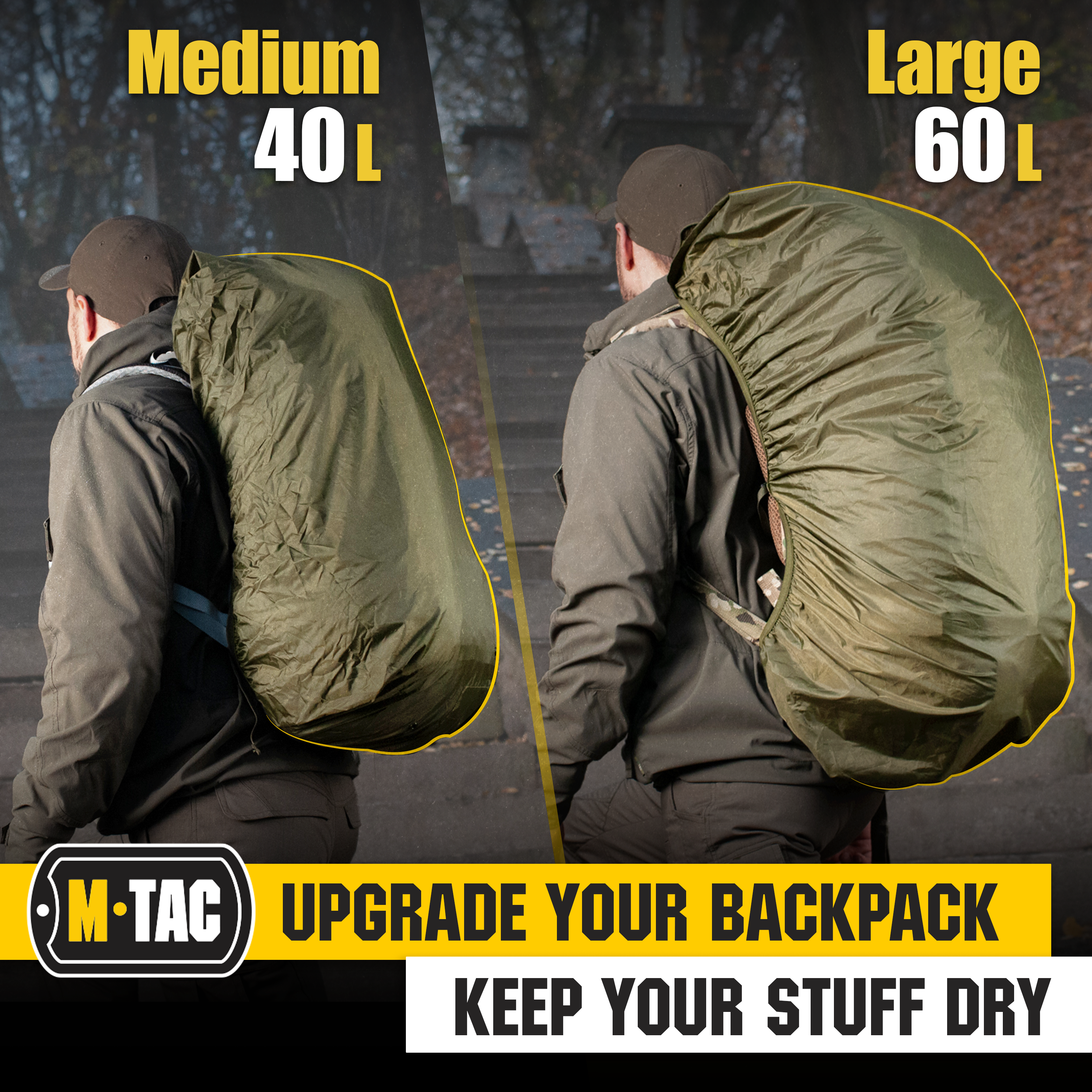 M-Tac Waterproof Backpack Cover - M-TAC