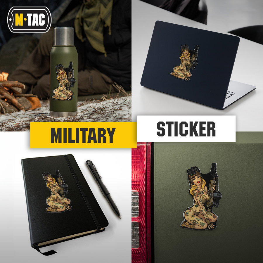 M-Tac Morale Sticker Tactical Girl