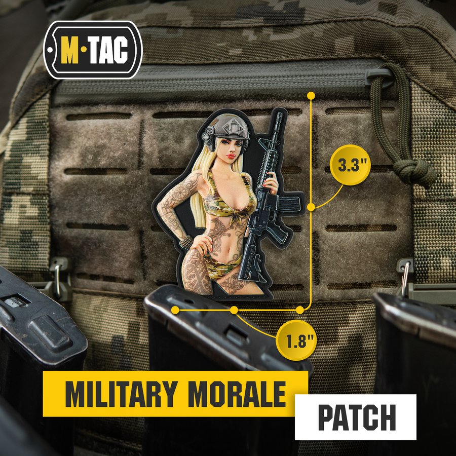 M-Tac Morale Patch Tactical Girl