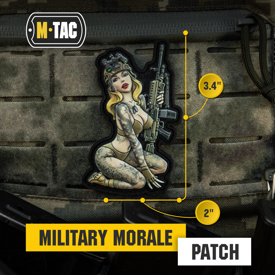 M-Tac Morale Patch Tactical Girl