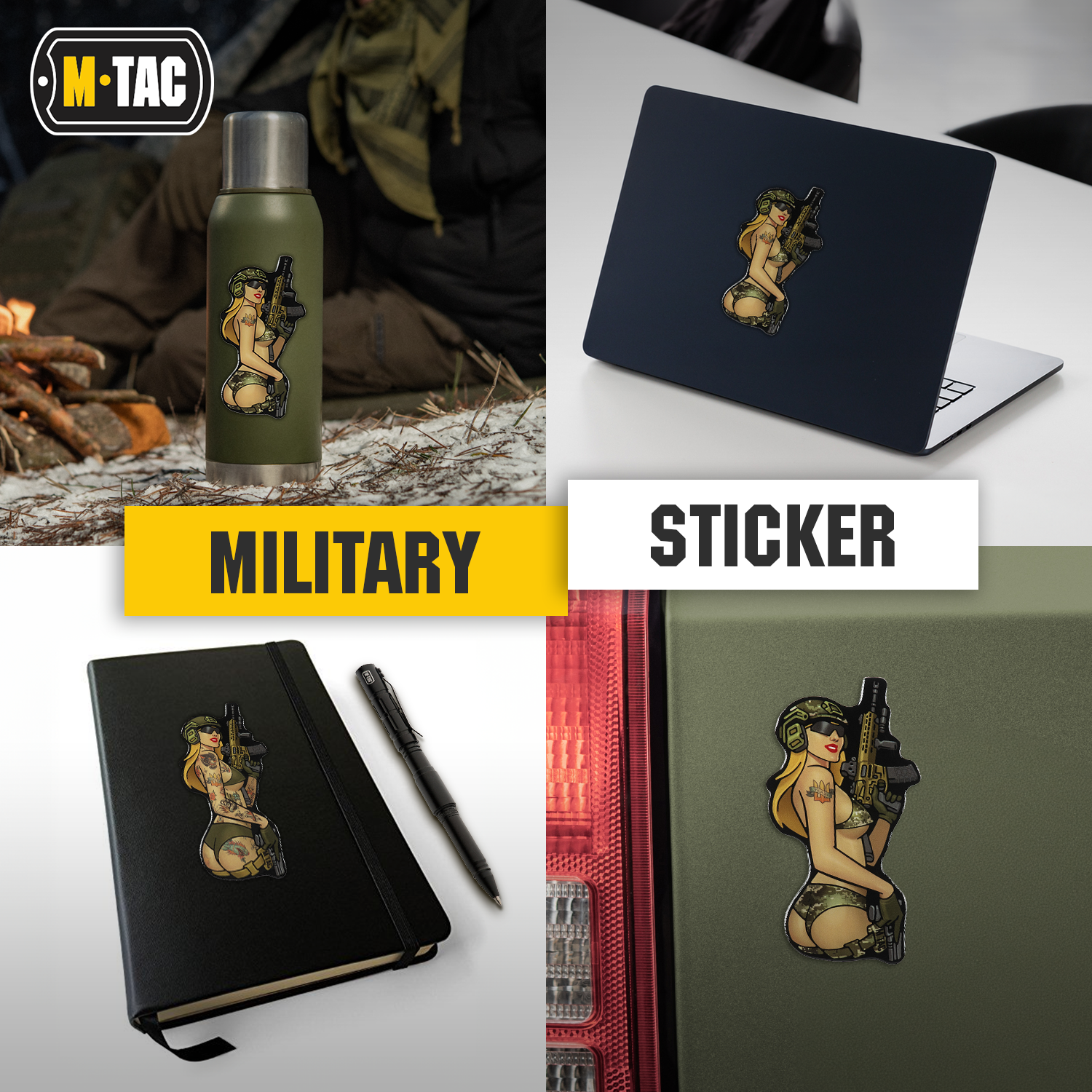 M-Tac Morale Sticker Tactical Girl