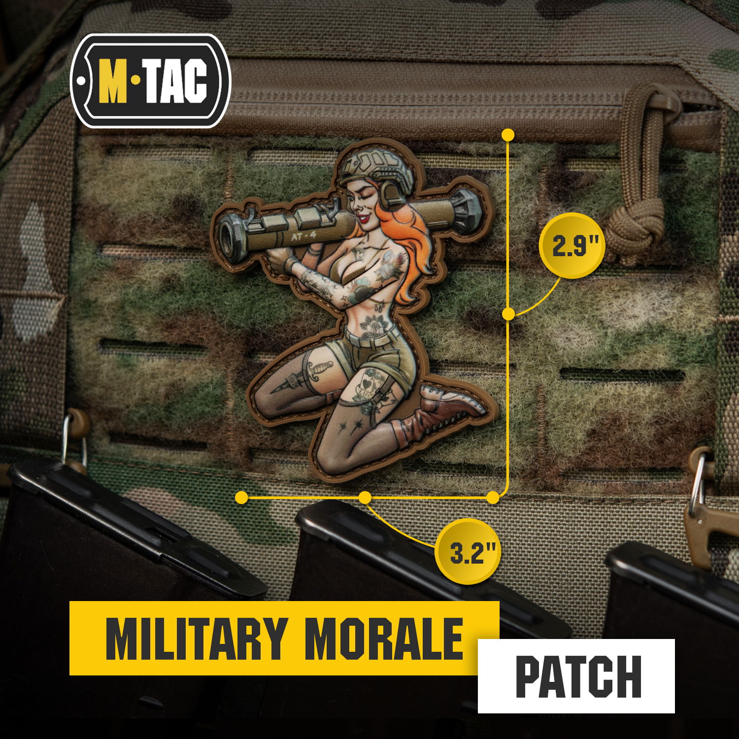 M-Tac Morale Patch Tactical Girl