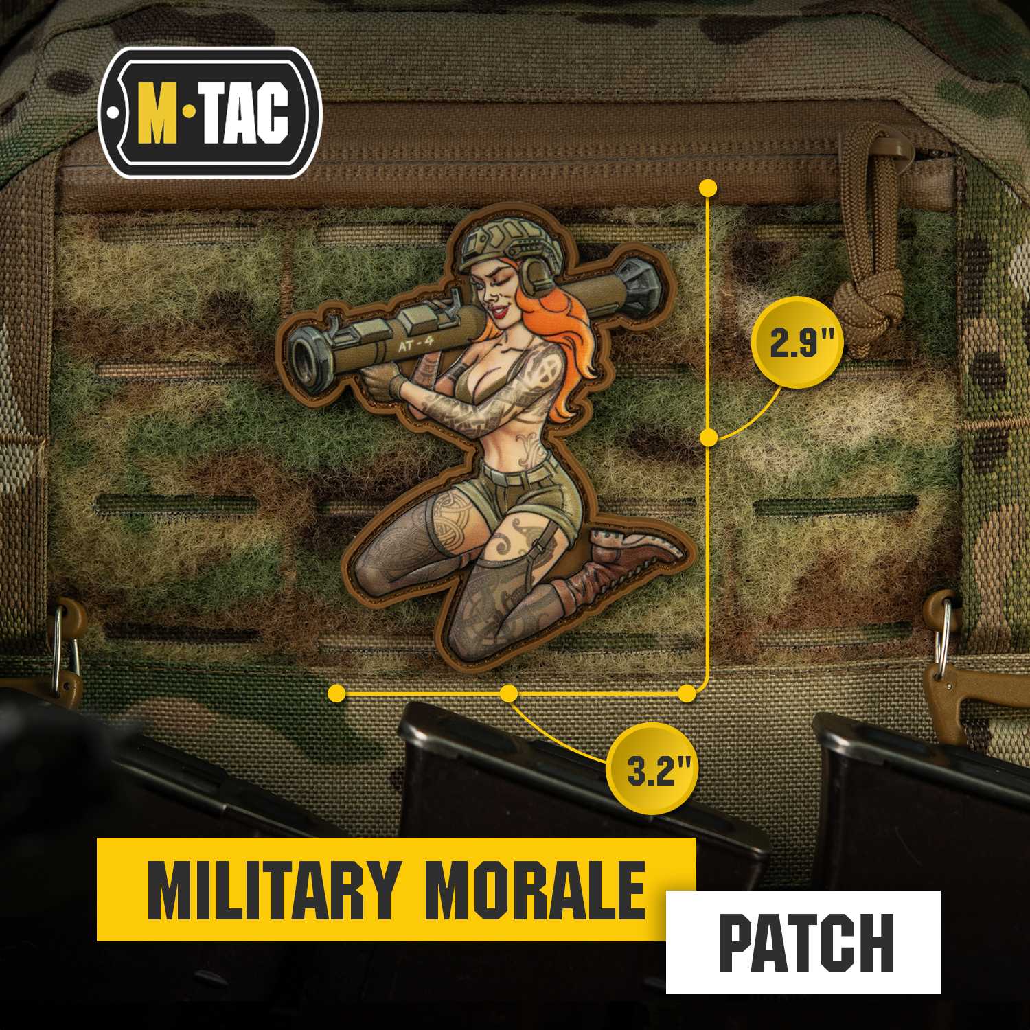 M-Tac Morale Patch Tactical Girl