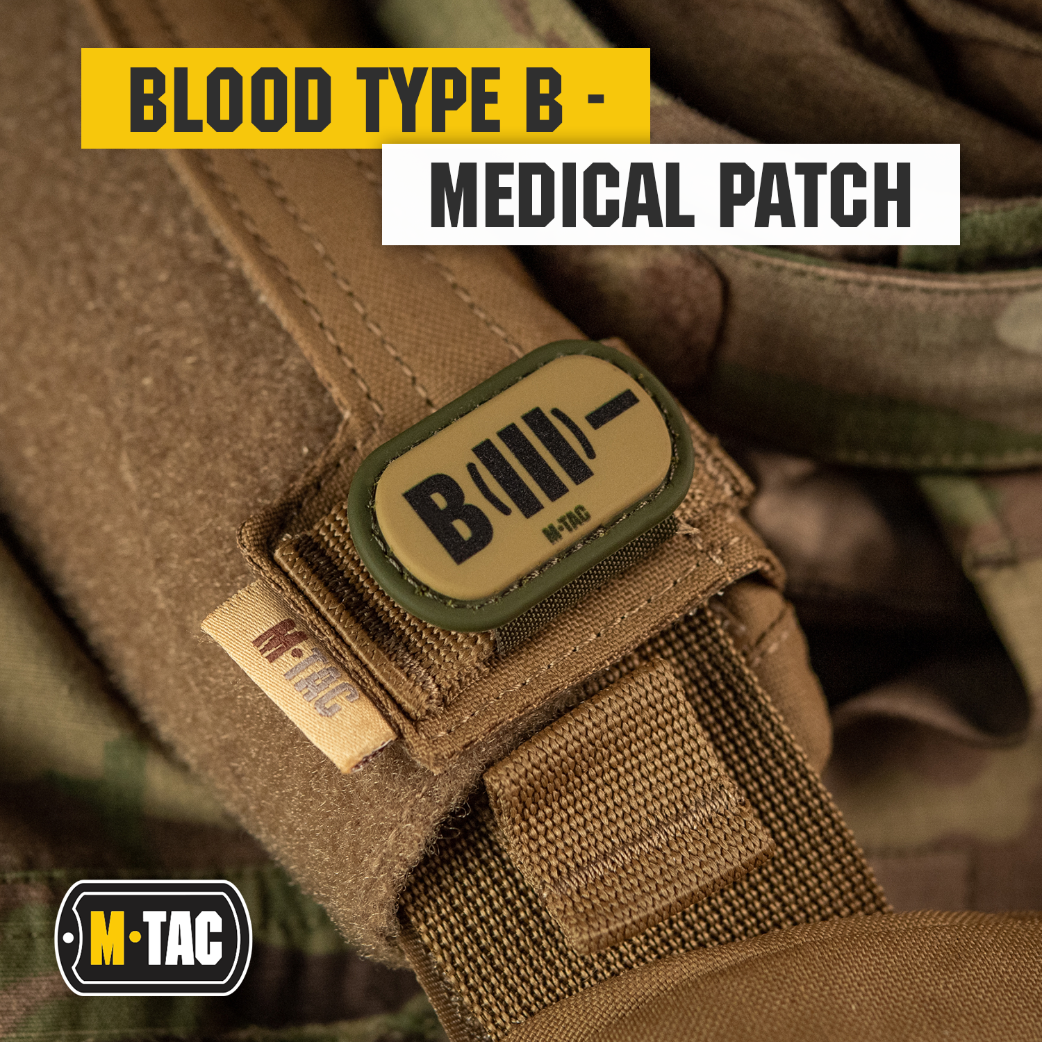 Tactical Molle Bloodtype molle patches