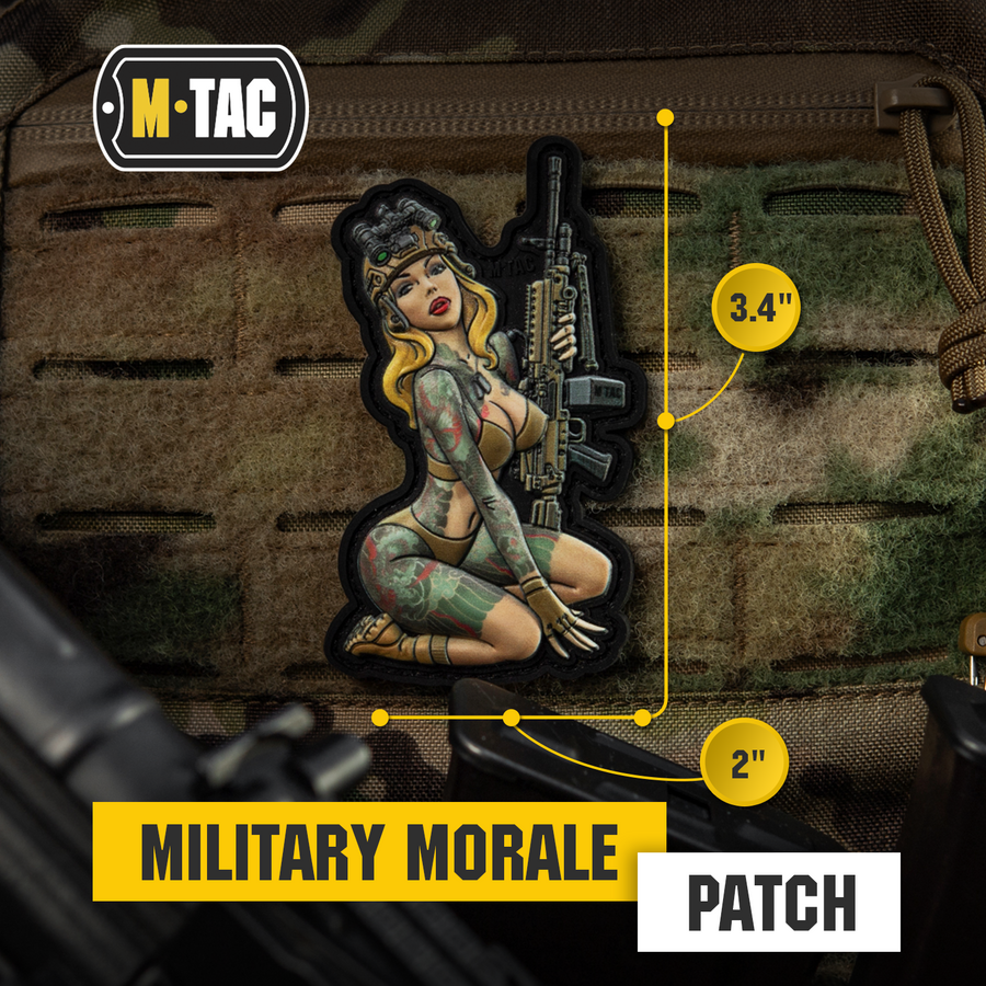 M-Tac Morale Patch Tactical Girl