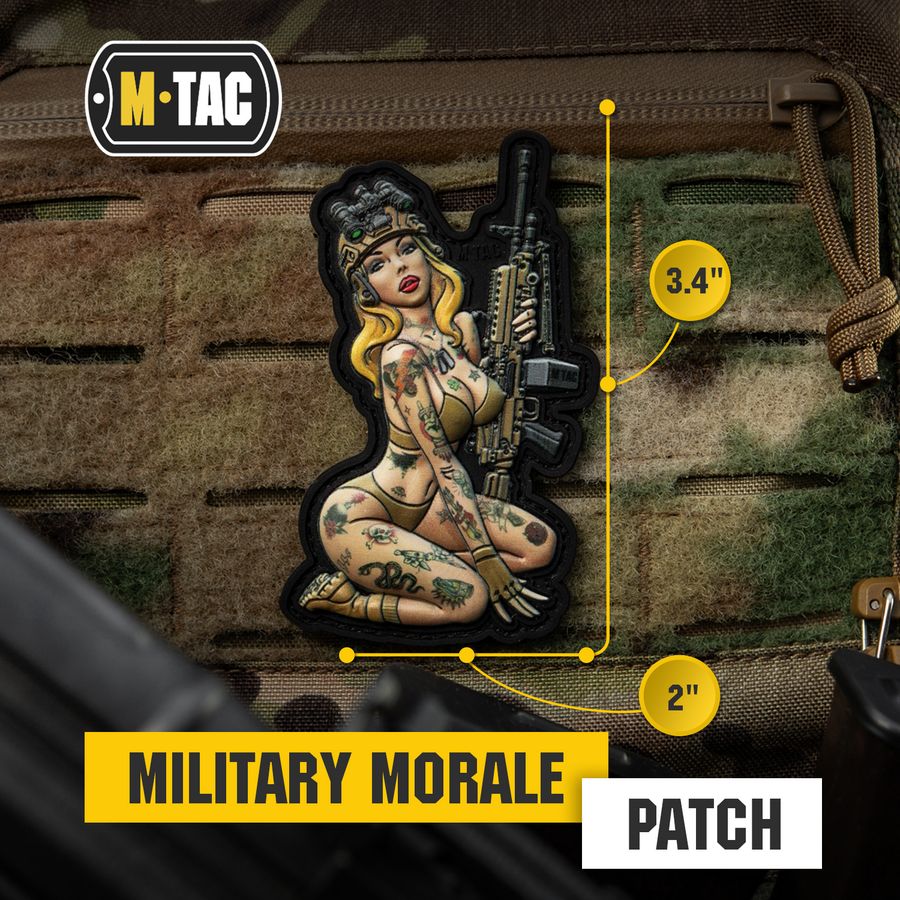 M-Tac Morale Patch Tactical Girl