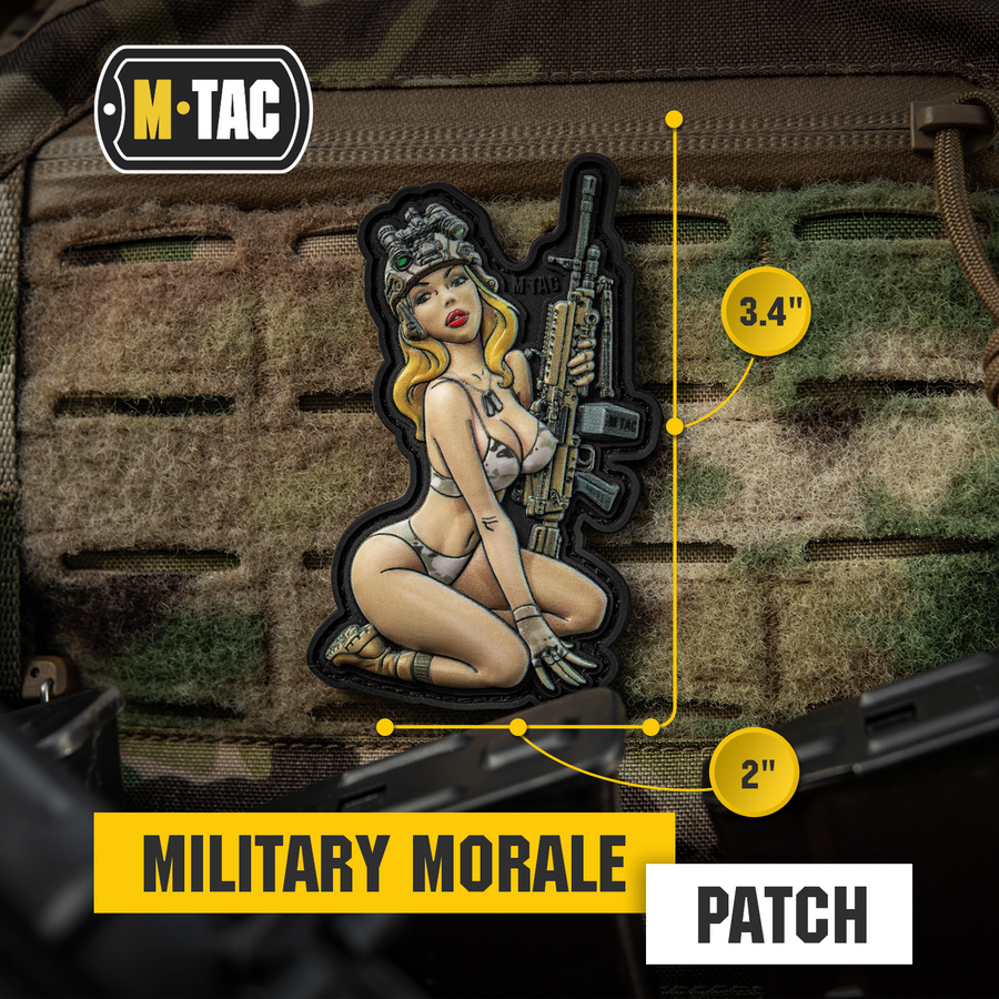 M-Tac Morale Patch Tactical Girl