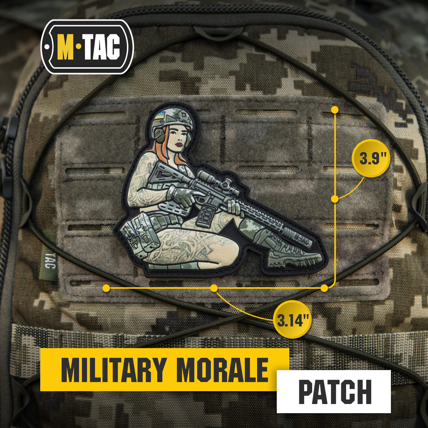 M-Tac Morale Patch Tactical Girl