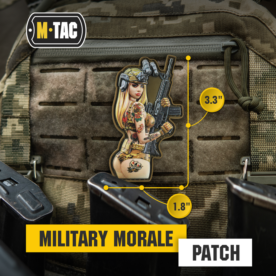 M-Tac Morale Patch Tactical Girl