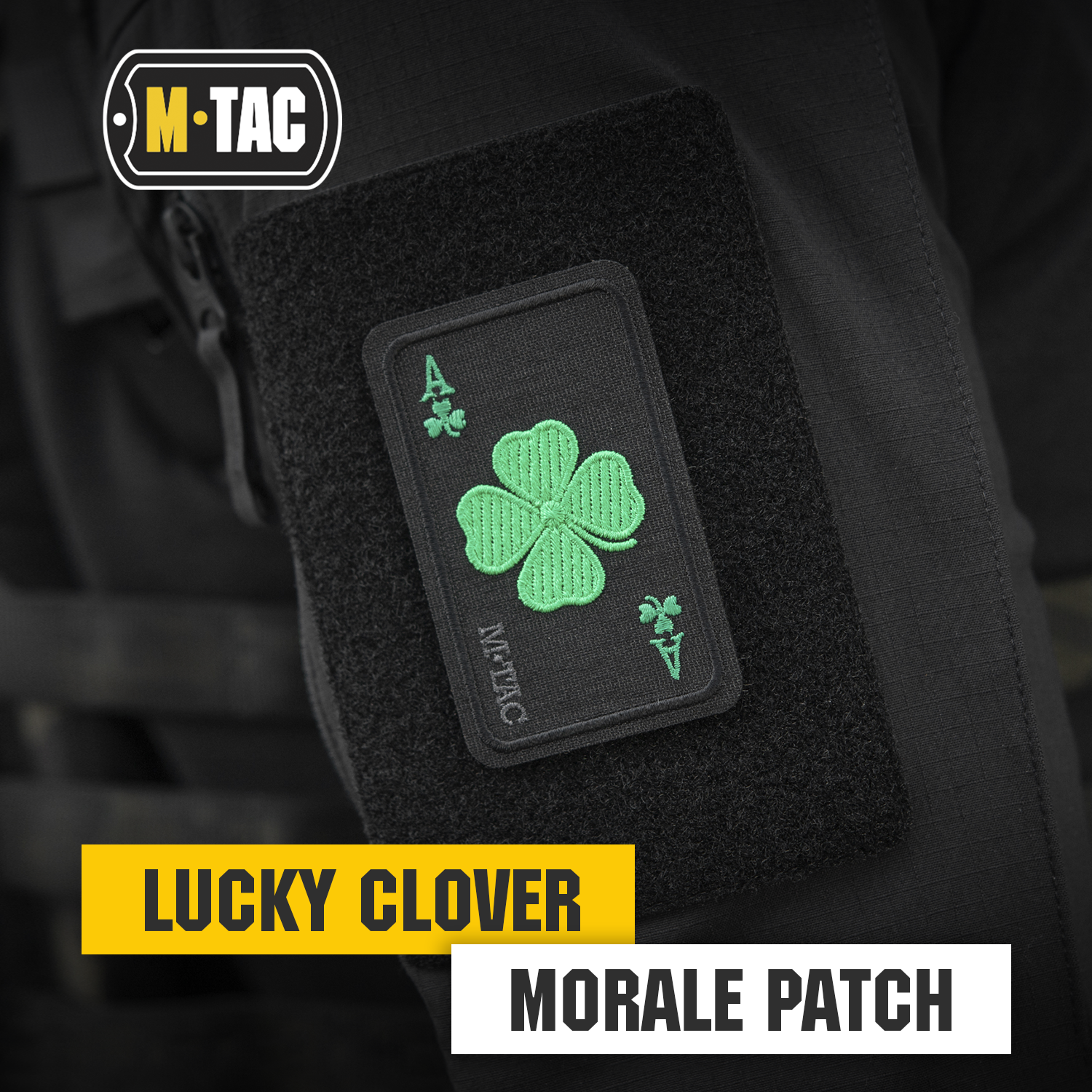 M-Tac Embroidered Patch Lucky Card