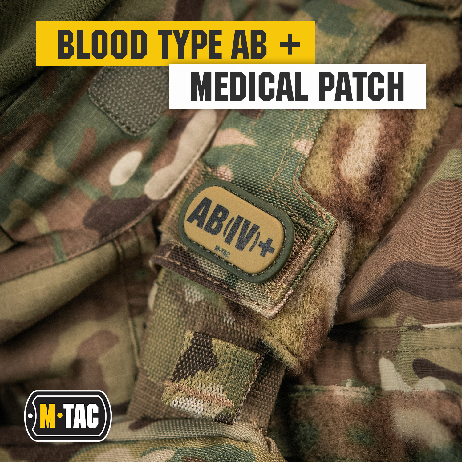 Medical Velcro Patches – Blood Type – perrozdesigns