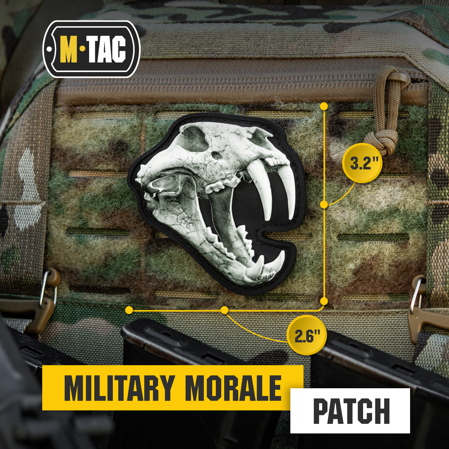 M-Tac Morale Patch Old Tiger PVC – M-TAC