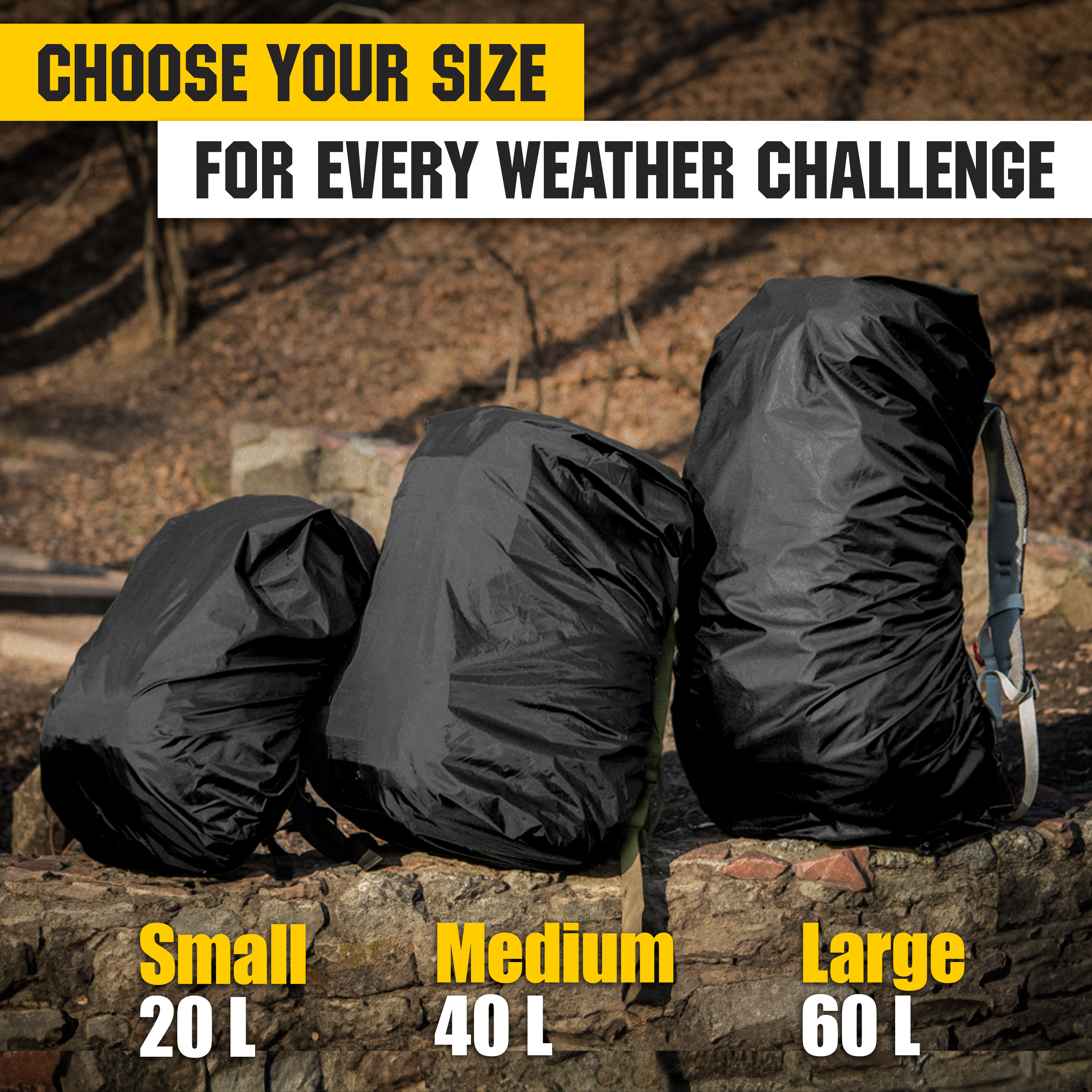 M-Tac Waterproof Backpack Cover - M-TAC