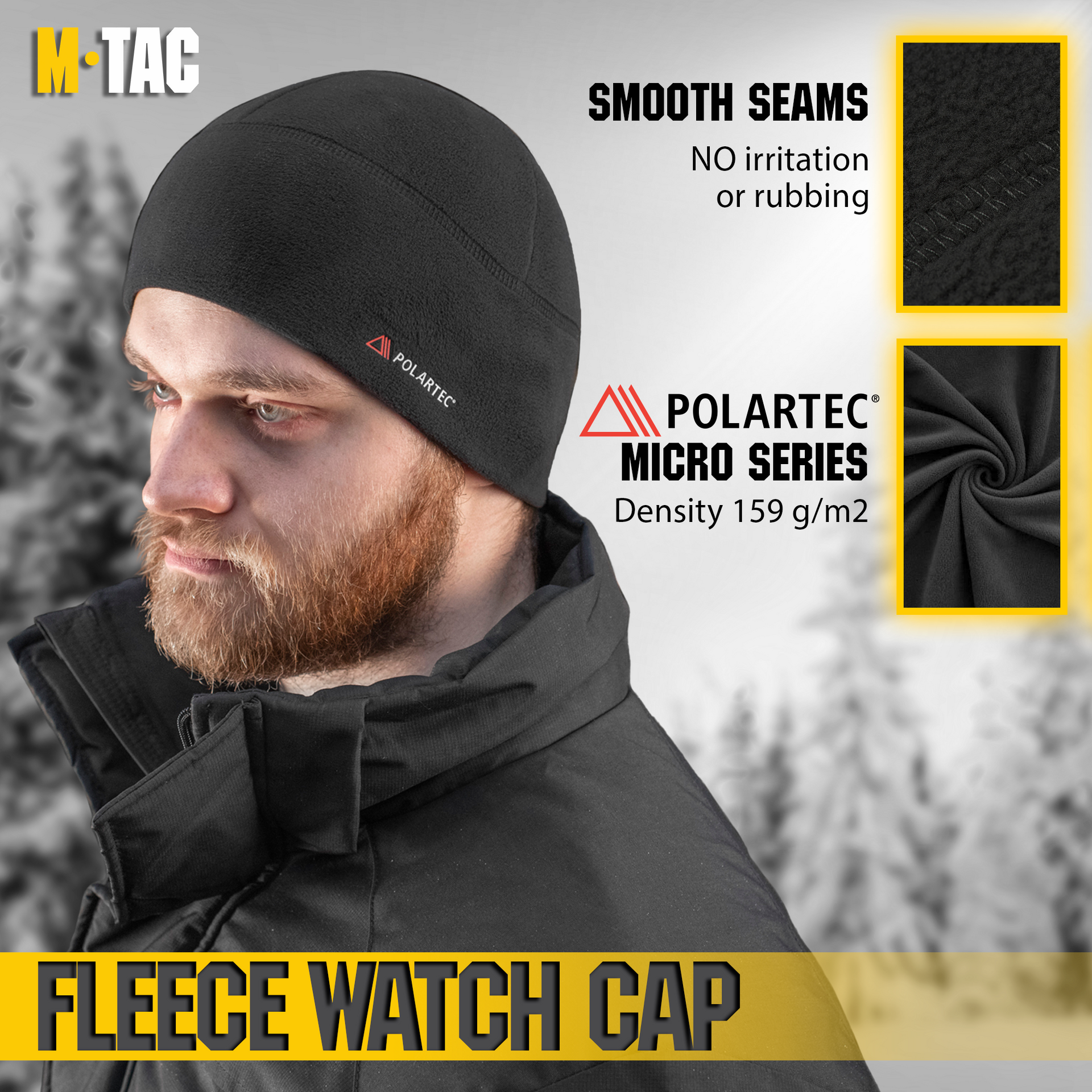 M-Tac Fleece Watch Cap Light Polartec